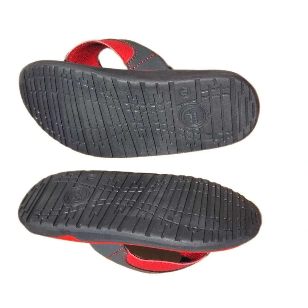 Kids Wonder Nation Red Water Proof Flip Flop Sandals Size 13.5 Sport Summer NWOB